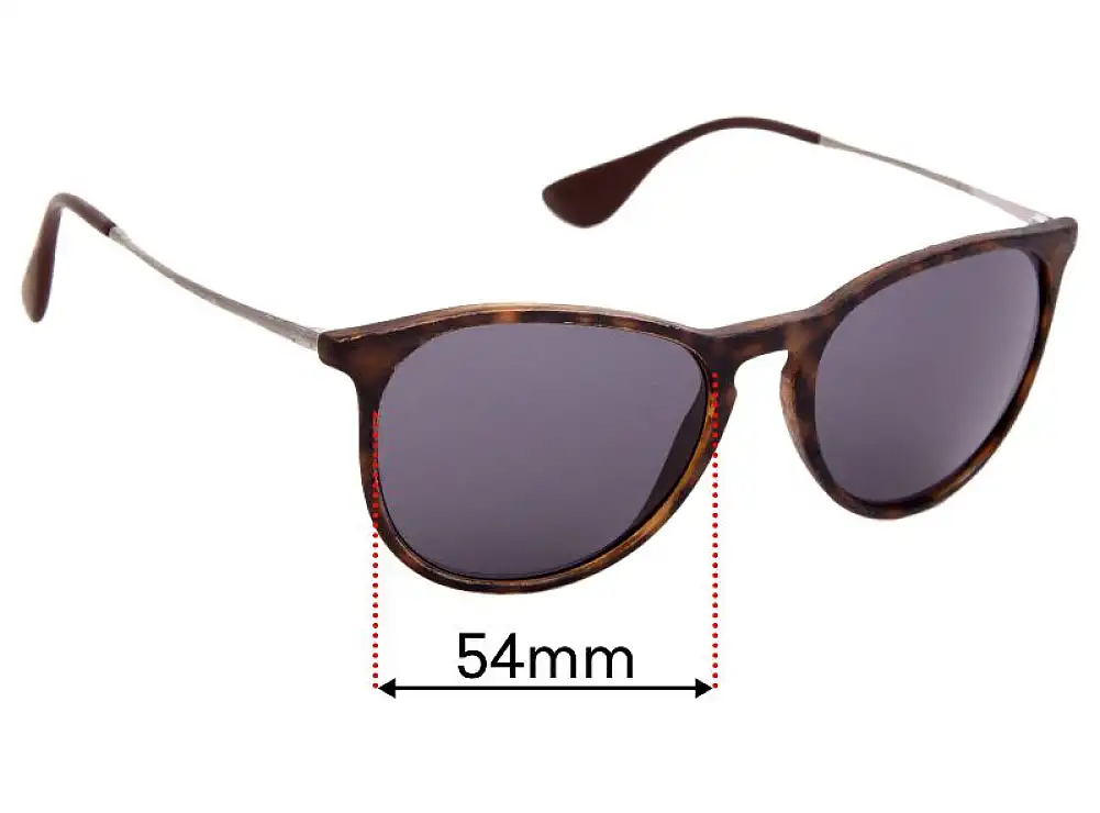 Sunglass Fix Replacement Lenses for Ray-Ban RB4171L Erika - 54mm Wide Sunglass Fix Replacement Lenses for Ray-Ban RB4171L Erika - 54mm Wide