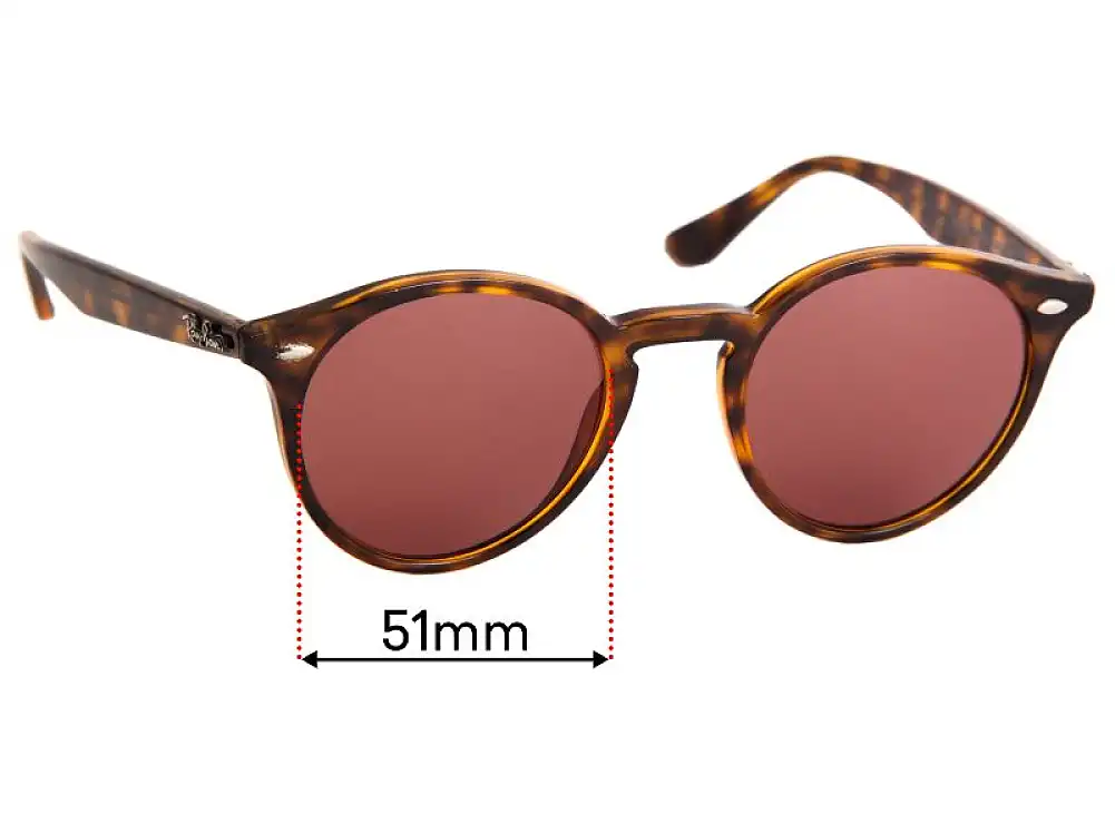 Sunglass Fix Replacement Lenses for Ray-Ban RB2180 - 51mm Wide Sunglass Fix Replacement Lenses for Ray-Ban RB2180 - 51mm Wide
