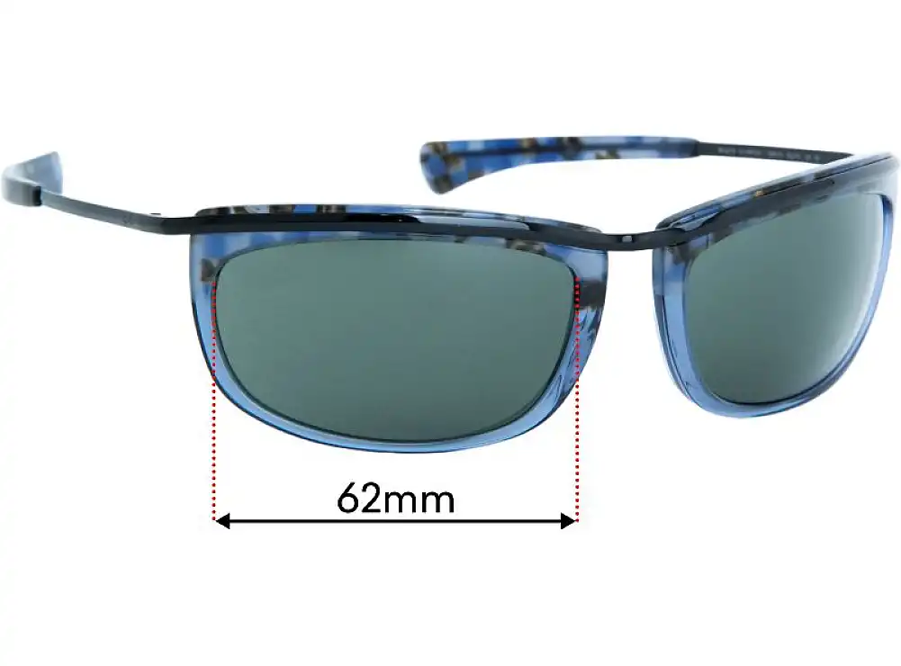 Sunglass Fix Replacement Lenses for Ray Ban RB2319 Olympian I - 62mm Wide Sunglass Fix Replacement Lenses for Ray Ban RB2319 Olympian I - 62mm Wide