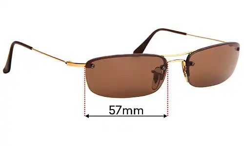 Sunglass Fix Replacement Lenses for Ray-Ban RB3174 - 57mm Wide Ray-Ban RB3174 Replacement Lenses 57mm wide