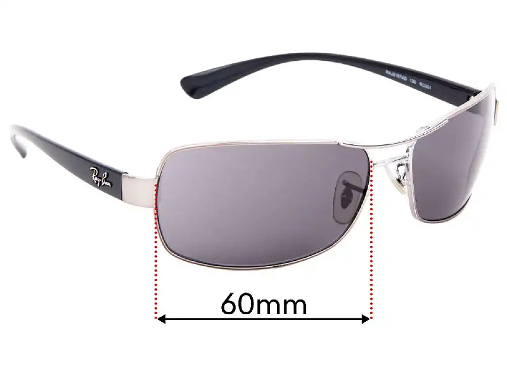 Sunglass Fix Replacement Lenses for Ray-Ban RB3379 - 60mm Wide Sunglass Fix Replacement Lenses for Ray-Ban RB3379 - 60mm Wide