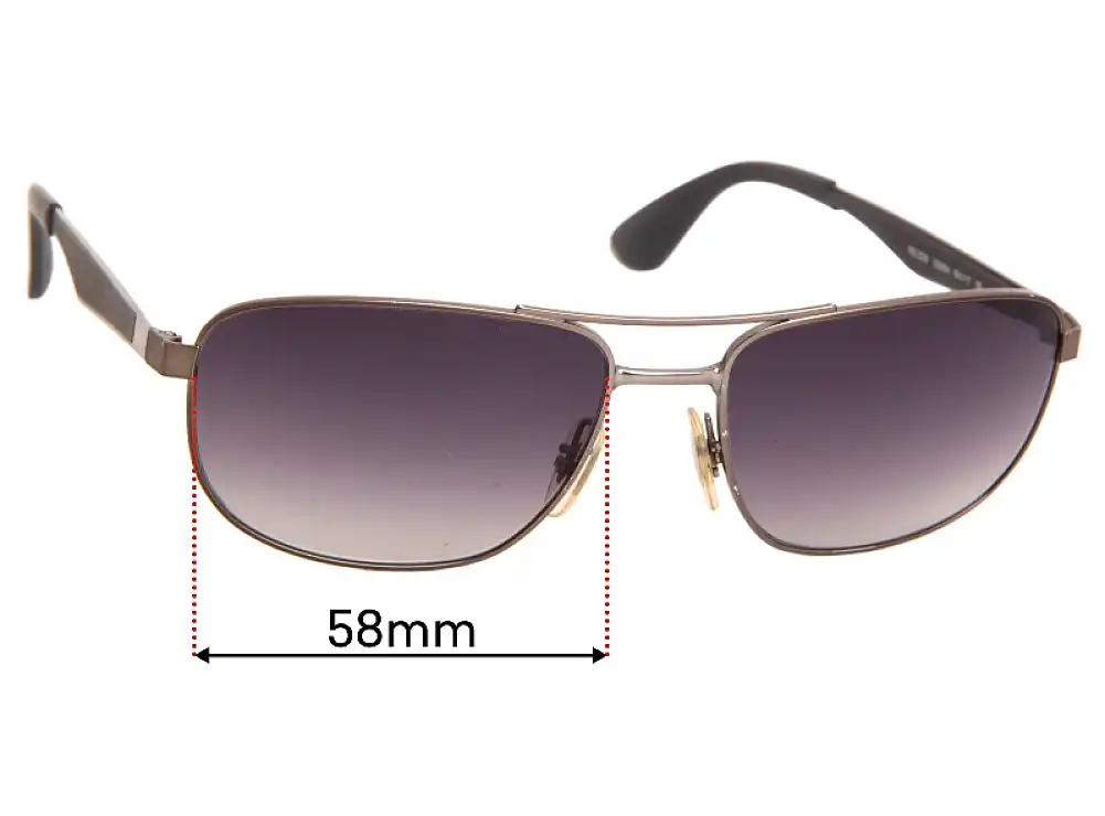 Sunglass Fix Replacement Lenses for Ray-Ban RB3528 - 58mm Wide Sunglass Fix Replacement Lenses for Ray-Ban RB3528 - 58mm Wide