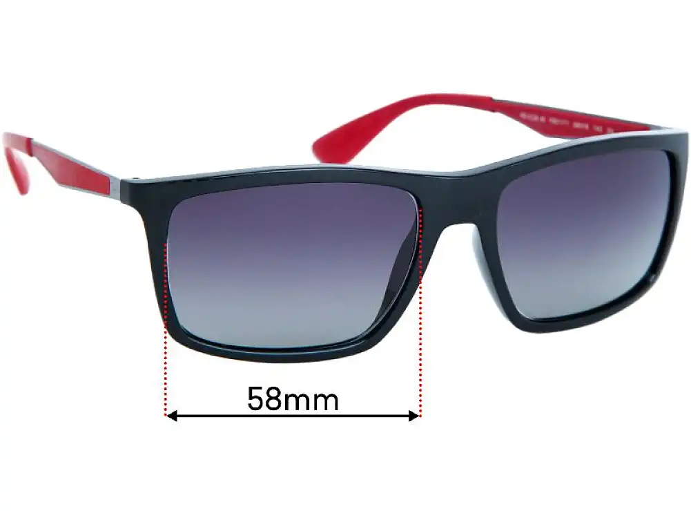 Sunglass Fix Replacement Lenses for Ray-Ban RB4228 - 58mm Wide Sunglass Fix Replacement Lenses for Ray-Ban RB4228 - 58mm Wide
