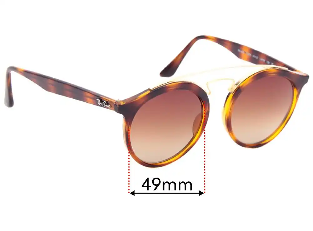 Sunglass Fix Replacement Lenses for Ray Ban RB4256 Large - 49mm Wide Sunglass Fix Replacement Lenses for Ray Ban RB4256 Large - 49mm Wide