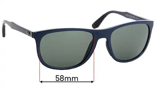 Sunglass Fix Replacement Lenses for Ray-Ban RB4291 - 58mm Wide Ray-Ban RB4291 Replacement Lenses 58mm wide
