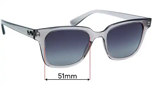 Sunglass Fix Replacement Lenses for Ray-Ban RB4323 - 51mm Wide Sunglass Fix Replacement Lenses for Ray-Ban RB4323 - 51mm Wide