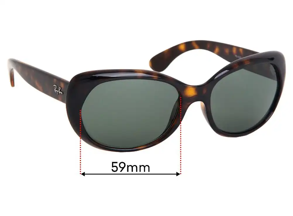 Sunglass Fix Replacement Lenses for Ray-Ban RB4325 - 59mm Wide Sunglass Fix Replacement Lenses for Ray-Ban RB4325 - 59mm Wide