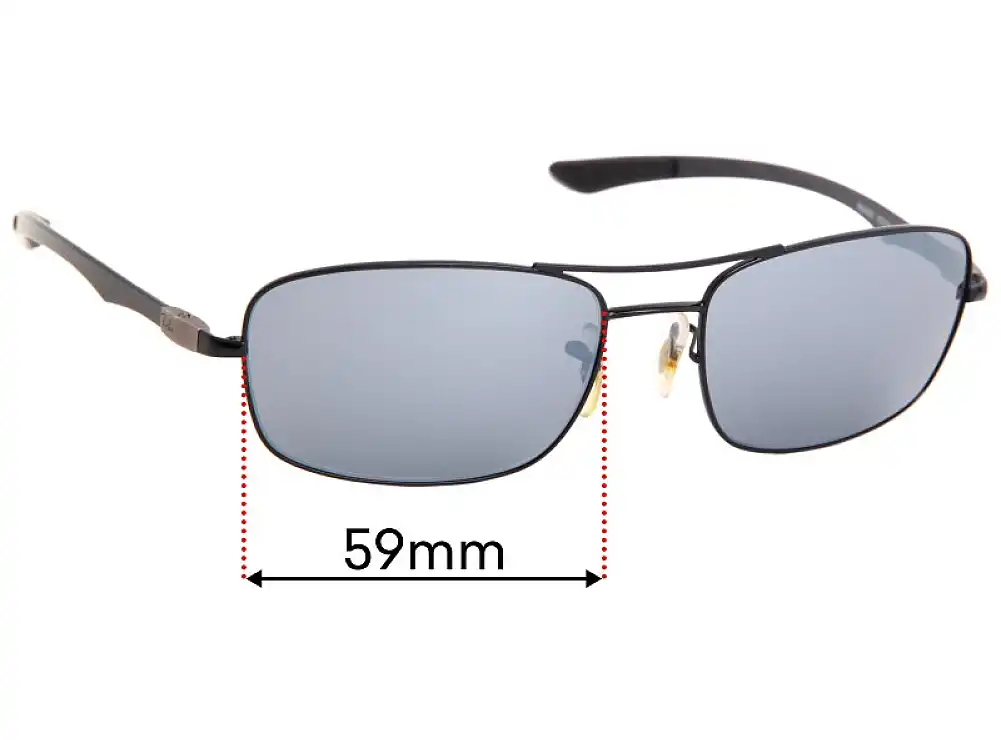 Sunglass Fix Replacement Lenses for Ray-Ban RB8309 Tech - 59mm Wide Sunglass Fix Replacement Lenses for Ray-Ban RB8309 Tech - 59mm Wide