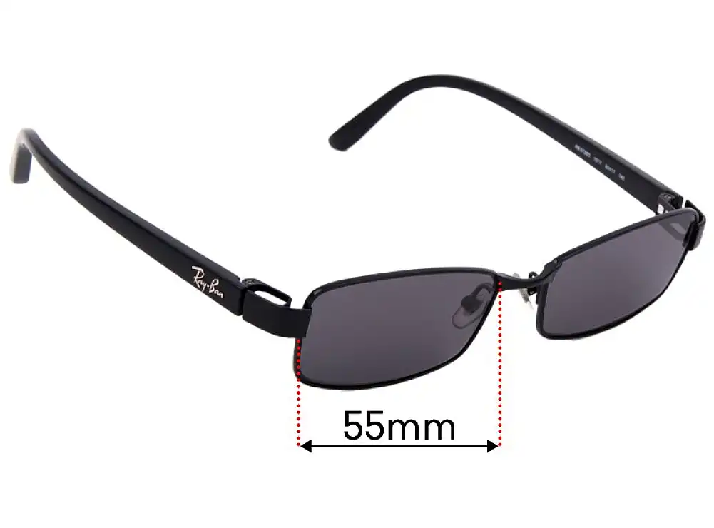 Sunglass Fix Replacement Lenses for Ray Ban RB8726-D - 55mm Wide Sunglass Fix Replacement Lenses for Ray Ban RB8726-D - 55mm Wide