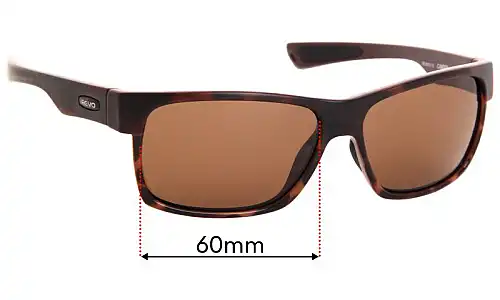 Sunglass Fix Replacement Lenses for Revo RE5011X Camden - 60mm Wide Sunglass Fix Replacement Lenses for Revo RE5011X Camden - 60mm Wide