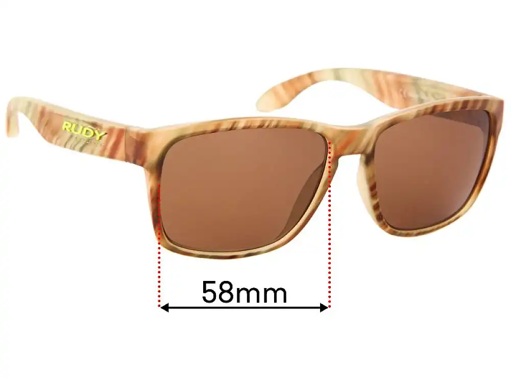 Sunglass Fix Replacement Lenses for Rudy Project Spin Hawk SP31 - 58mm Wide Sunglass Fix Replacement Lenses for Rudy Project Spin Hawk SP31 - 58mm Wide