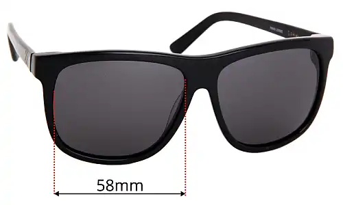 Sunglass Fix Replacement Lenses for Sabre Pool Side - 58mm Wide Sabre Pool Side Replacement Lenses 58mm wide