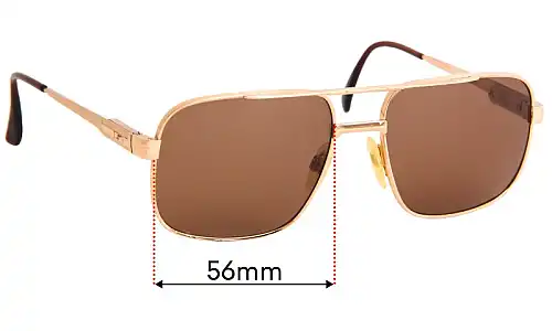 Sunglass Fix Replacement Lenses for Safilo Elasta 3038/P - 56mm Wide Sunglass Fix Replacement Lenses for Safilo Elasta 3038/P - 56mm Wide