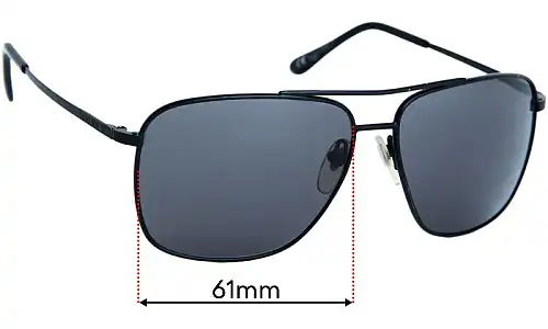 Sunglass Fix Replacement Lenses for Serengeti Navigator - 61mm Wide Sunglass Fix Replacement Lenses for Serengeti Navigator - 61mm Wide