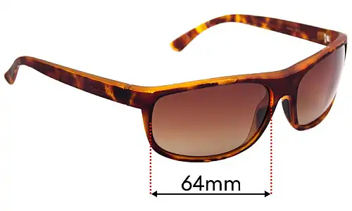 Sunglass Fix Replacement Lenses for Serengeti Alessio - 64mm Wide Serengeti Alessio Replacement Lenses 64mm wide