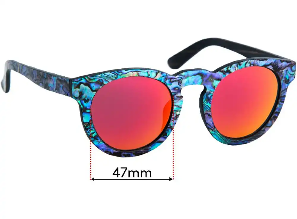 Sunglass Fix Replacement Lenses for Soul California Pfeiffer Beach - 47mm Wide Sunglass Fix Replacement Lenses for Soul California Pfeiffer Beach - 47mm Wide