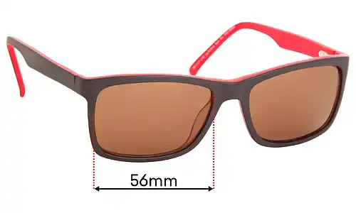 Sunglass Fix Replacement Lenses for Specsavers La Palma Sun Rx - 56mm Wide Sunglass Fix Replacement Lenses for Specsavers La Palma Sun Rx - 56mm Wide
