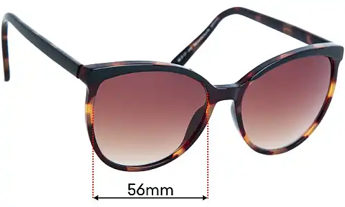 Sunglass Fix Replacement Lenses for Specsavers Salcombe Sun Rx - 56mm Wide Sunglass Fix Replacement Lenses for Specsavers Salcombe Sun Rx - 56mm Wide
