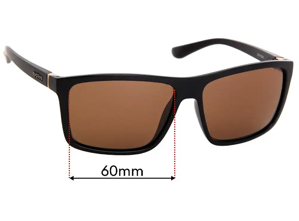 Sunglass Fix Replacement Lenses for Spotters Grayson - 60mm Wide Sunglass Fix Replacement Lenses for Spotters Grayson - 60mm Wide