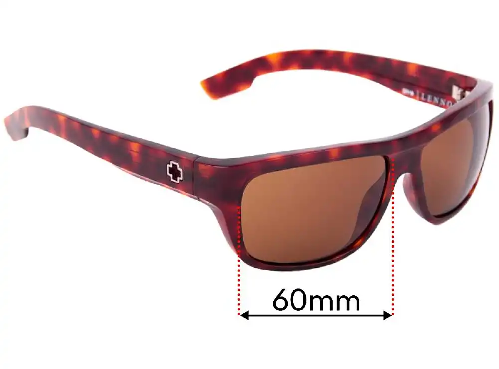 Sunglass Fix Replacement Lenses for Spy Optic Lennox - 60mm Wide Sunglass Fix Replacement Lenses for Spy Optic Lennox - 60mm Wide