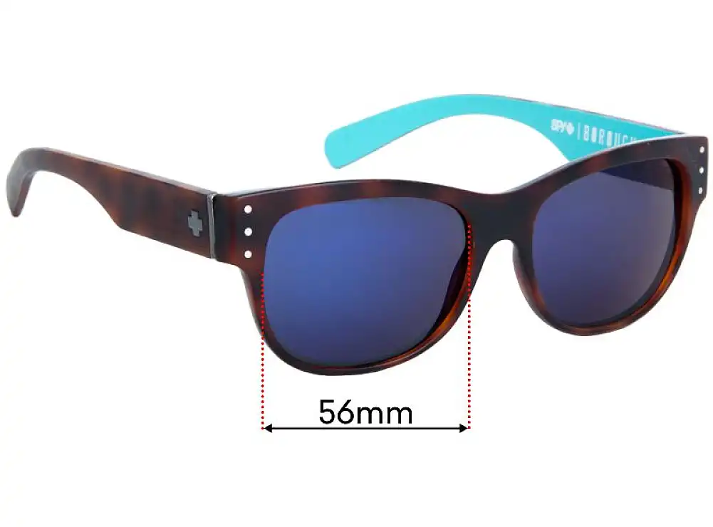 Sunglass Fix Replacement Lenses for Spy Optic Borough - 56mm Wide Sunglass Fix Replacement Lenses for Spy Optic Borough - 56mm Wide
