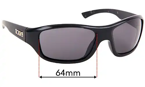 Sunglass Fix Replacement Lenses for Tonic EVO - 64mm Wide Tonic EVO Replacement Lenses 64mm wide