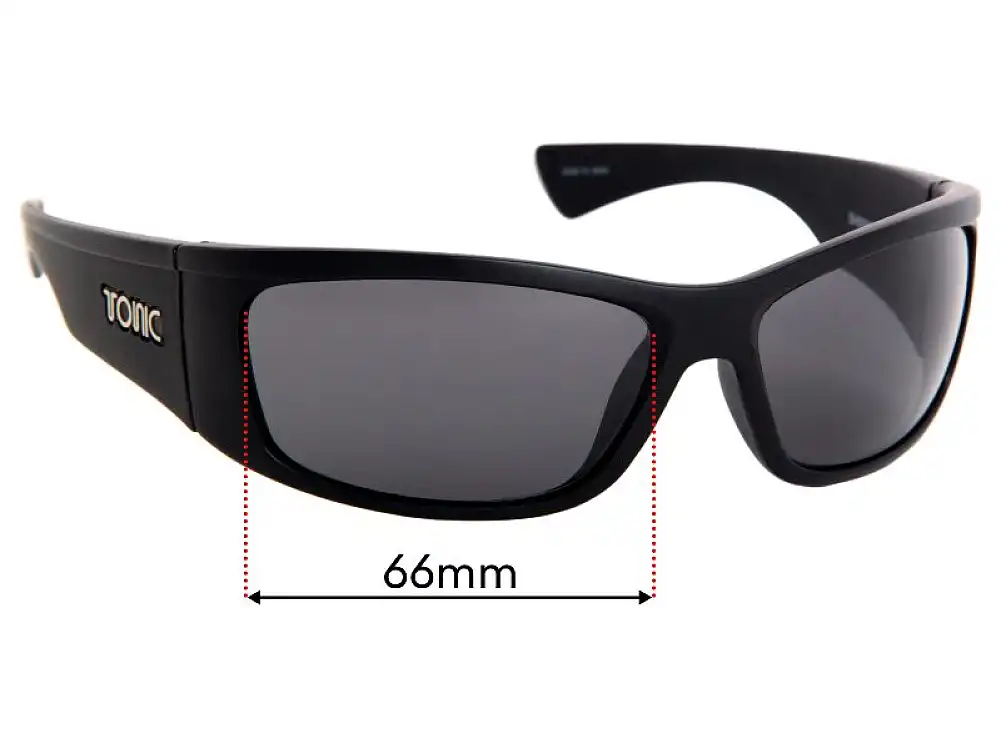 Sunglass Fix Replacement Lenses for Tonic Shimmer - 66mm Wide Sunglass Fix Replacement Lenses for Tonic Shimmer - 66mm Wide