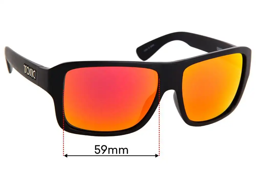 Sunglass Fix Replacement Lenses for Tonic Swish - 59mm Wide Sunglass Fix Replacement Lenses for Tonic Swish - 59mm Wide