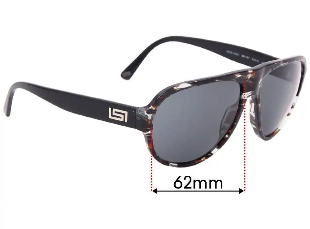 Sunglass Fix Replacement Lenses for Versace MOD 4231 - 62mm Wide Sunglass Fix Replacement Lenses for Versace MOD 4231 - 62mm Wide