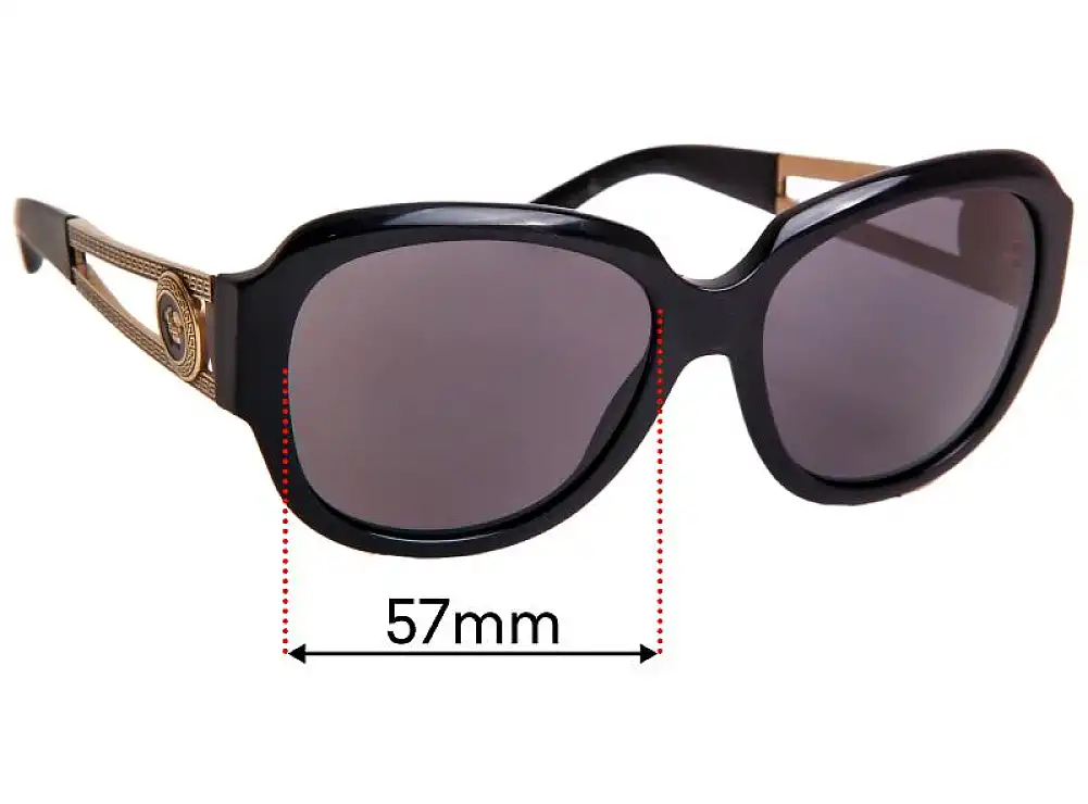 Sunglass Fix Replacement Lenses for Versace MOD 4304 - 57mm Wide Sunglass Fix Replacement Lenses for Versace MOD 4304 - 57mm Wide