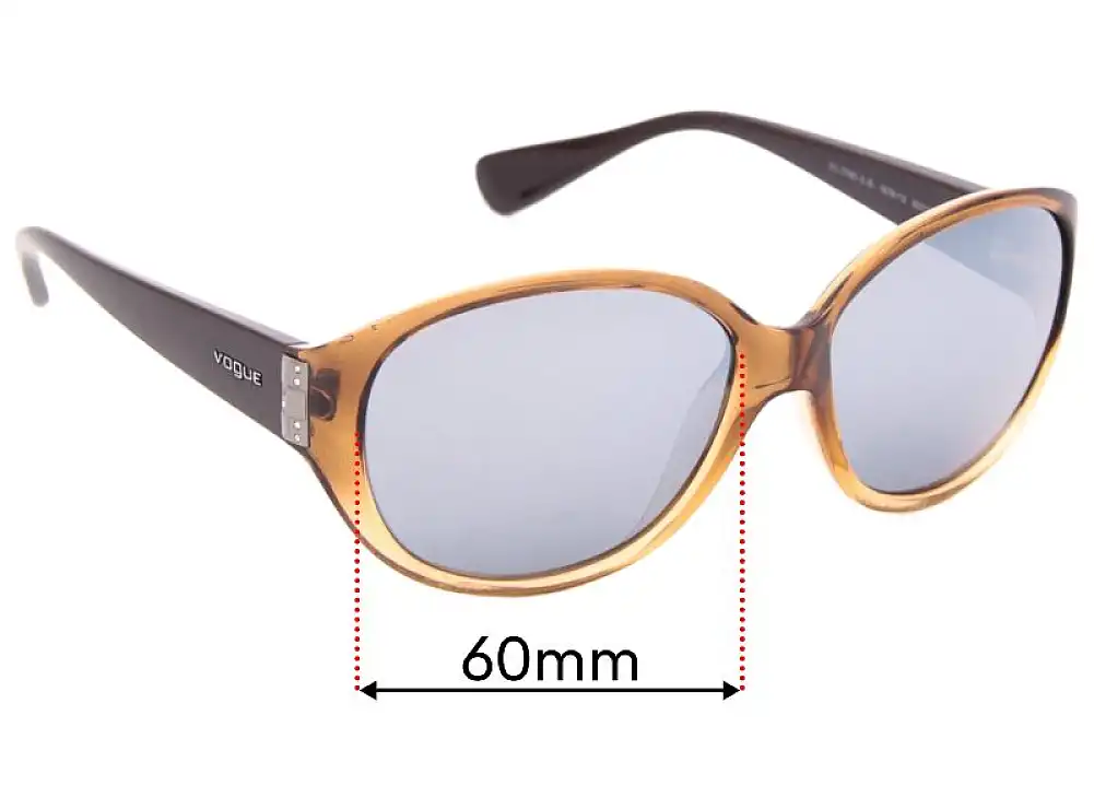 Sunglass Fix Replacement Lenses for Vogue VO2760-SB - 60mm Wide Sunglass Fix Replacement Lenses for Vogue VO2760-SB - 60mm Wide