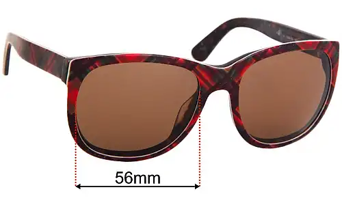 Sunglass Fix Replacement Lenses for Polo RL 8072-W - 56mm Wide Polo RL 8072-W Replacement Lenses 56mm wide