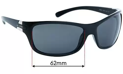 Sunglass Fix Replacement Lenses for Arnette Speed AN4120 - 62mm Wide Arnette Speed AN4120 Replacement Lenses 62mm wide
