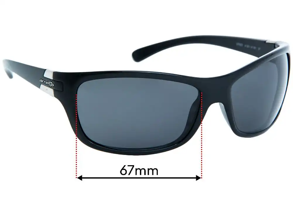 Sunglass Fix Replacement Lenses for Arnette Speed AN4120 - 67mm Wide Sunglass Fix Replacement Lenses for Arnette Speed AN4120 - 67mm Wide