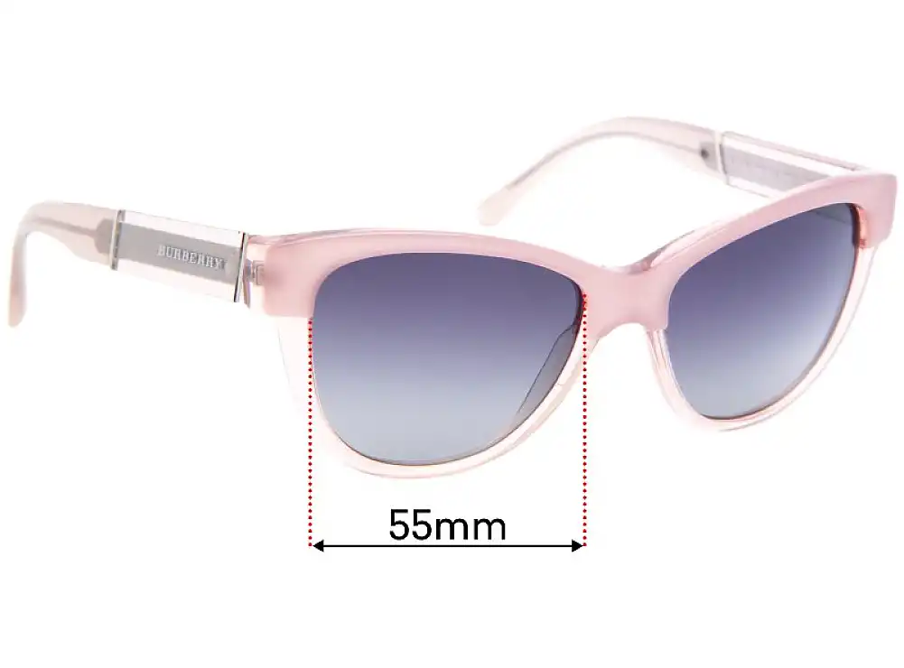 Sunglass Fix Replacement Lenses for Burberry B 4206 - 55mm Wide Sunglass Fix Replacement Lenses for Burberry B 4206 - 55mm Wide