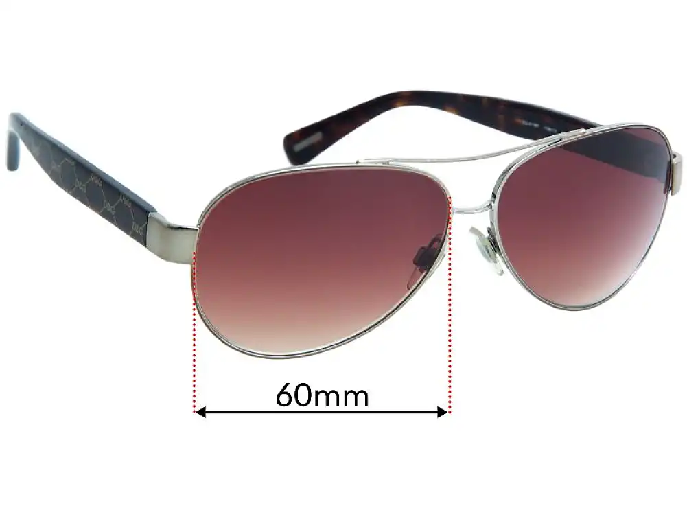 Sunglass Fix Replacement Lenses for Dolce & Gabbana DG2118P - 60mm Wide Sunglass Fix Replacement Lenses for Dolce & Gabbana DG2118P - 60mm Wide