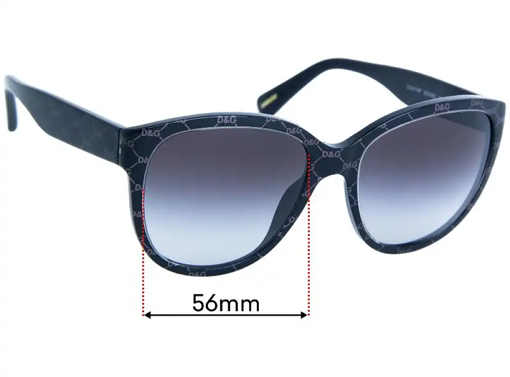 Sunglass Fix Replacement Lenses for Dolce & Gabbana DG4159P - 56mm Wide Sunglass Fix Replacement Lenses for Dolce & Gabbana DG4159P - 56mm Wide