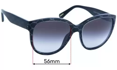 Sunglass Fix Replacement Lenses for Dolce & Gabbana DG4159P - 56mm Wide Dolce & Gabbana DG4159P Replacement Lenses 56mm wide
