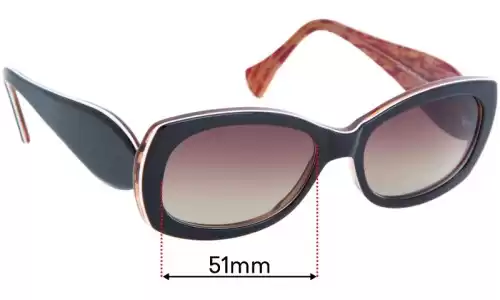 Sunglass Fix Replacement Lenses for Jean Lafont Jamaique - 51mm Wide Sunglass Fix Replacement Lenses for Jean Lafont Jamaique - 51mm Wide