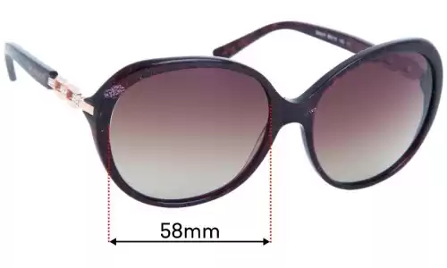 Sunglass Fix Replacement Lenses for Michael Kors MK2008B Andorra - 58mm Wide Sunglass Fix Replacement Lenses for Michael Kors MK2008B Andorra - 58mm Wide