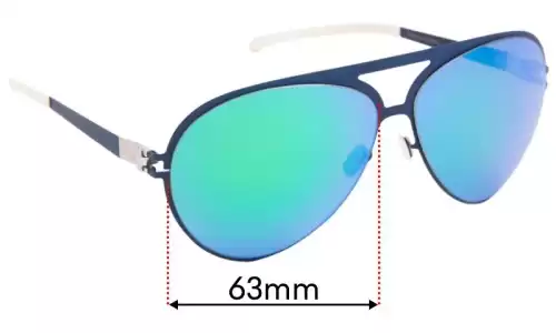 Sunglass Fix Replacement Lenses for Mykita and Bernhard Willhelm Sepp - 63mm Wide Sunglass Fix Replacement Lenses for Mykita and Bernhard Willhelm Sepp - 63mm Wide