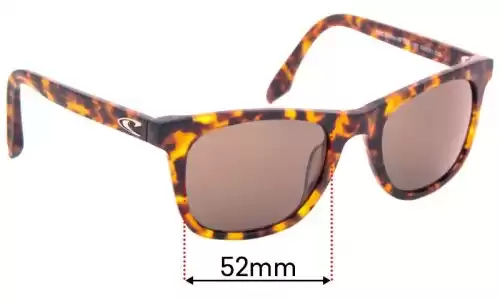 Sunglass Fix Replacement Lenses for O'Neill Shaka RX - 52mm Wide O'Neill Shaka RX Replacement Lenses 52mm wide