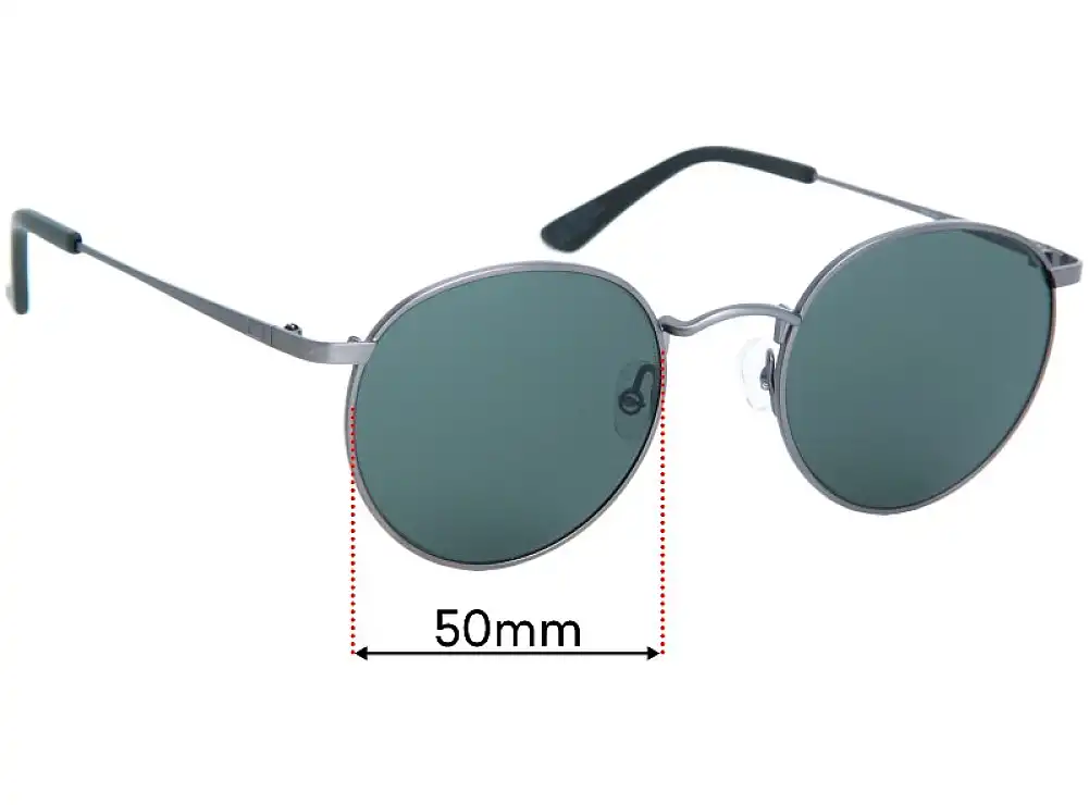 Sunglass Fix Replacement Lenses for Otis Flint - 50mm Wide Sunglass Fix Replacement Lenses for Otis Flint - 50mm Wide