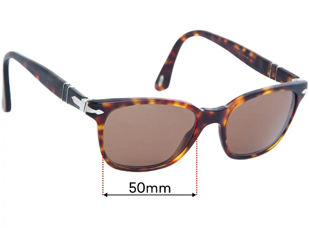 Sunglass Fix Replacement Lenses for Persol 3003-V - 50mm Wide Sunglass Fix Replacement Lenses for Persol 3003-V - 50mm Wide