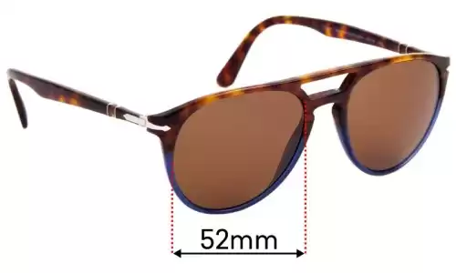 Sunglass Fix Replacement Lenses for Persol 3160-V - 52mm Wide Sunglass Fix Replacement Lenses for Persol 3160-V - 52mm Wide