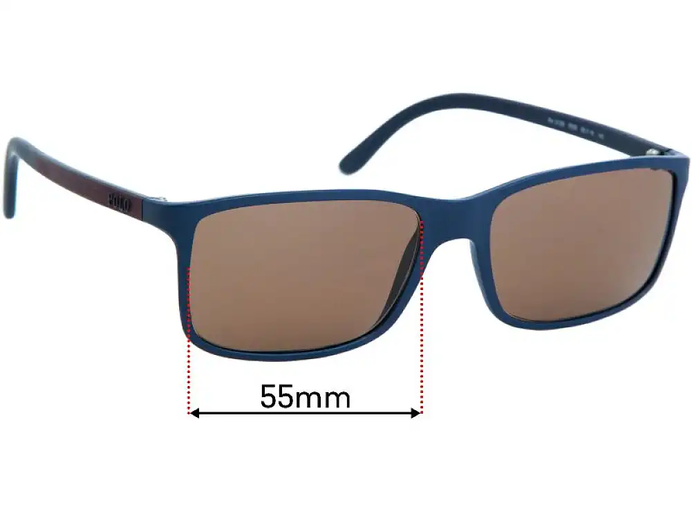 Sunglass Fix Replacement Lenses for Ralph Lauren Polo PH 2126 - 55mm Wide Sunglass Fix Replacement Lenses for Ralph Lauren Polo PH 2126 - 55mm Wide