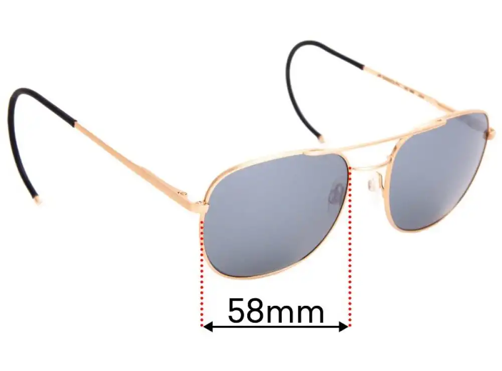 Sunglass Fix Replacement Lenses for Randolph Engineering RE FGN - 58mm Wide Sunglass Fix Replacement Lenses for Randolph Engineering RE FGN - 58mm Wide