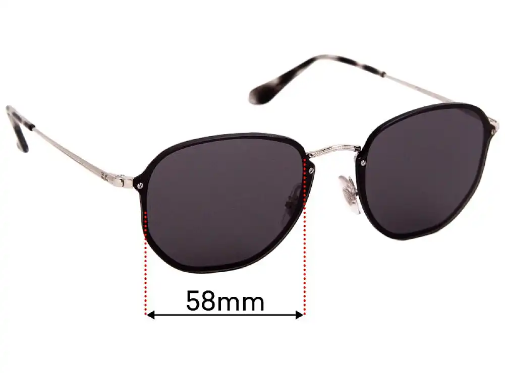 Sunglass Fix Replacement Lenses for Ray-Ban RB3579-NBlaze Hexagonal - 58mm Wide Sunglass Fix Replacement Lenses for Ray-Ban RB3579-NBlaze Hexagonal - 58mm Wide
