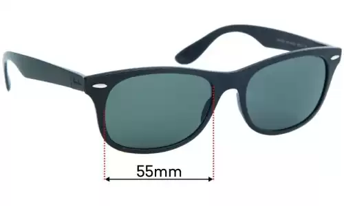 Sunglass Fix Replacement Lenses for Ray-Ban RB4207 Liteforce - 55mm Wide Ray-Ban RB4207 Liteforce Replacement Lenses 55mm wide