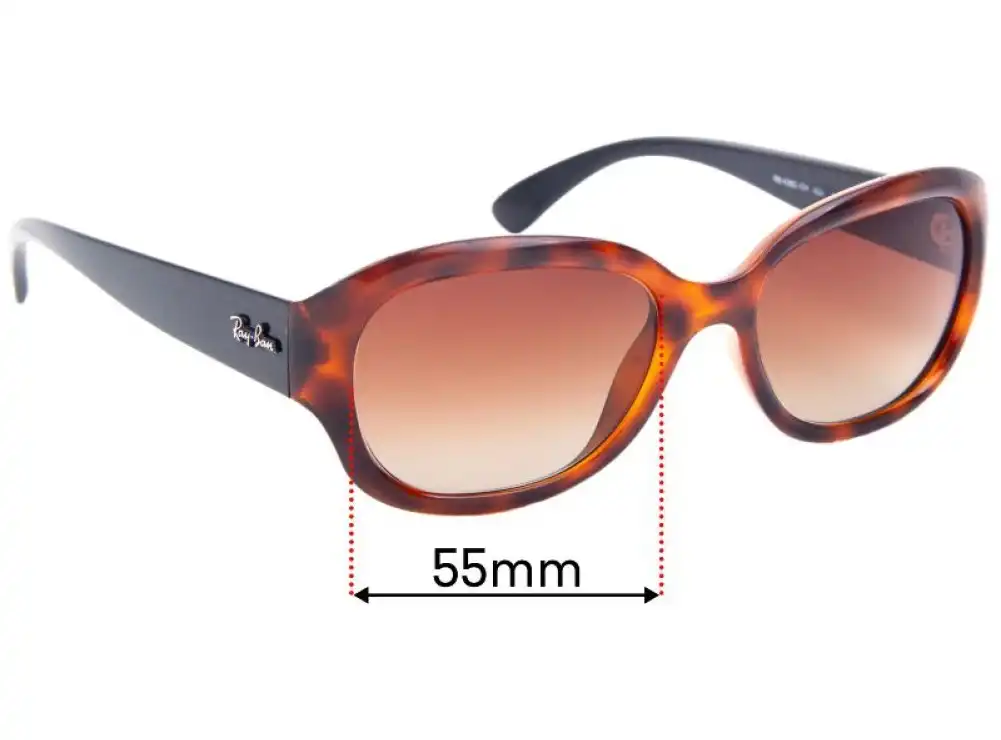 Sunglass Fix Replacement Lenses for Ray-Ban RB4282-CH - 55mm Wide Sunglass Fix Replacement Lenses for Ray-Ban RB4282-CH - 55mm Wide